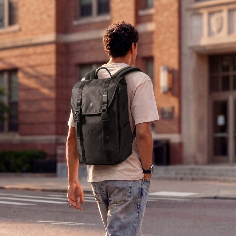 TOMTOC MOCHILA VINTPACK-TA1 LITEWAY DE 22L PARA NOTEBOOK DE 16' NEGRO - 6