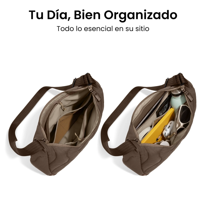 TOMTOC BOLSO BANDOLERA TERRA-T34 LIGERO 9L PARA 11' MARRON - 6