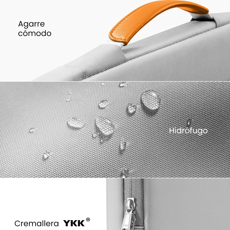 TOMTOC MALETIN DEFENDER-A14 PARA MACBOOK PRO DE 16' GRIS - 5