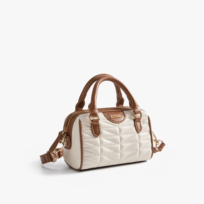 ECOSUSI MINI BOLSO BOSTON ELISE ACOLCHADO DE 1.3L PARA 6,3' BEIGE - 1