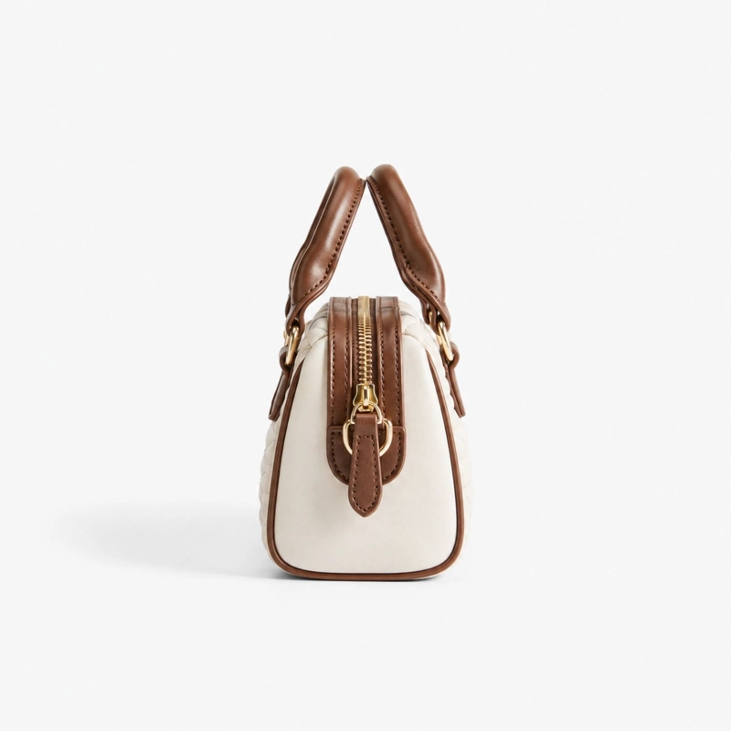 ECOSUSI MINI BOLSO BOSTON ELISE ACOLCHADO DE 1.3L PARA 6,3' BEIGE - 8