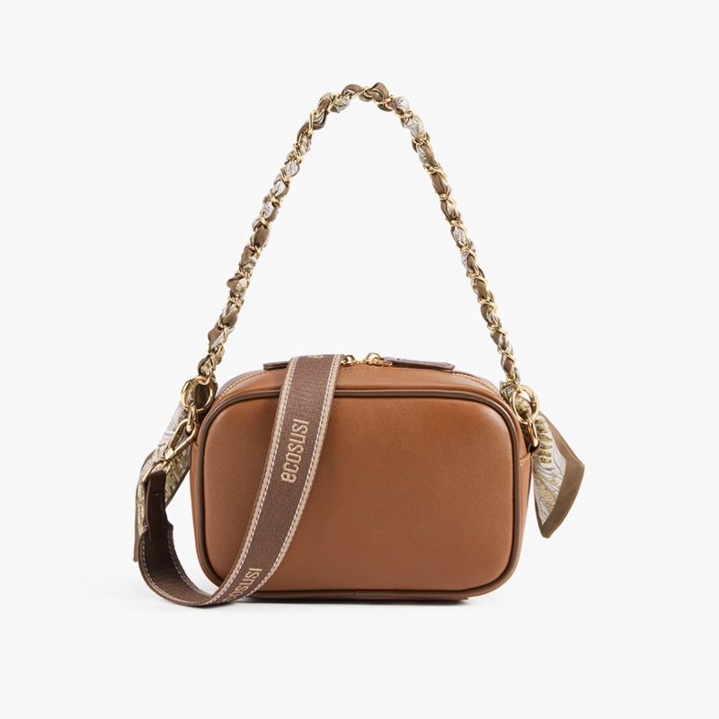 ECOSUSI BOLSO BANDOLERA LOLA VIBE DE 1.7L PARA 6,3' MARRON - 2