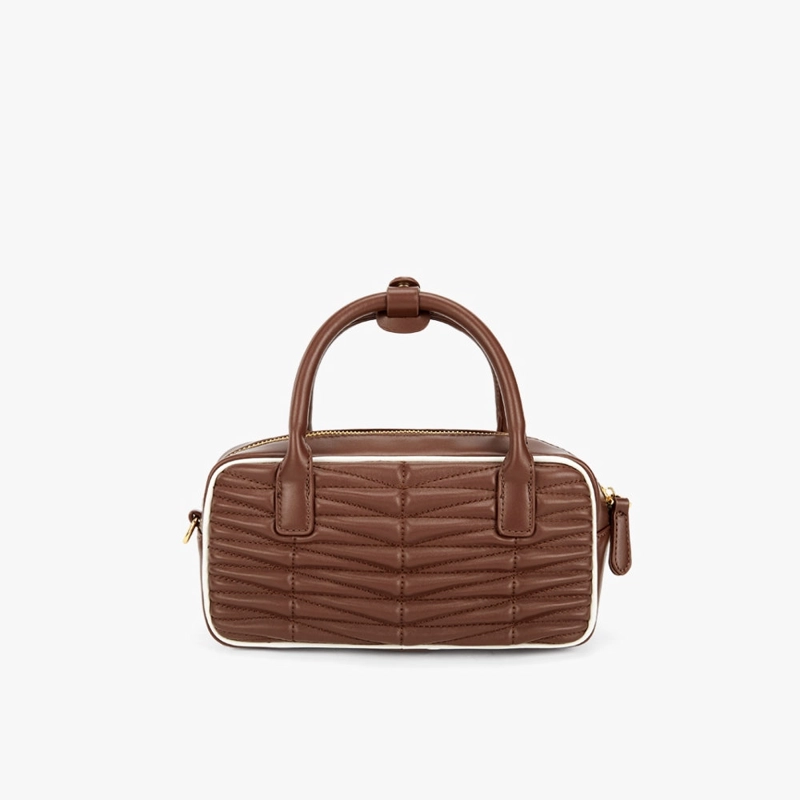ECOSUSI CARTERA ACOLCHADA CLAIRE DE 1.9L PARA 6,3' CAFE - 3
