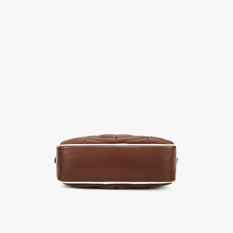 ECOSUSI CARTERA ACOLCHADA CLAIRE DE 1.9L PARA 6,3' CAFE - 4