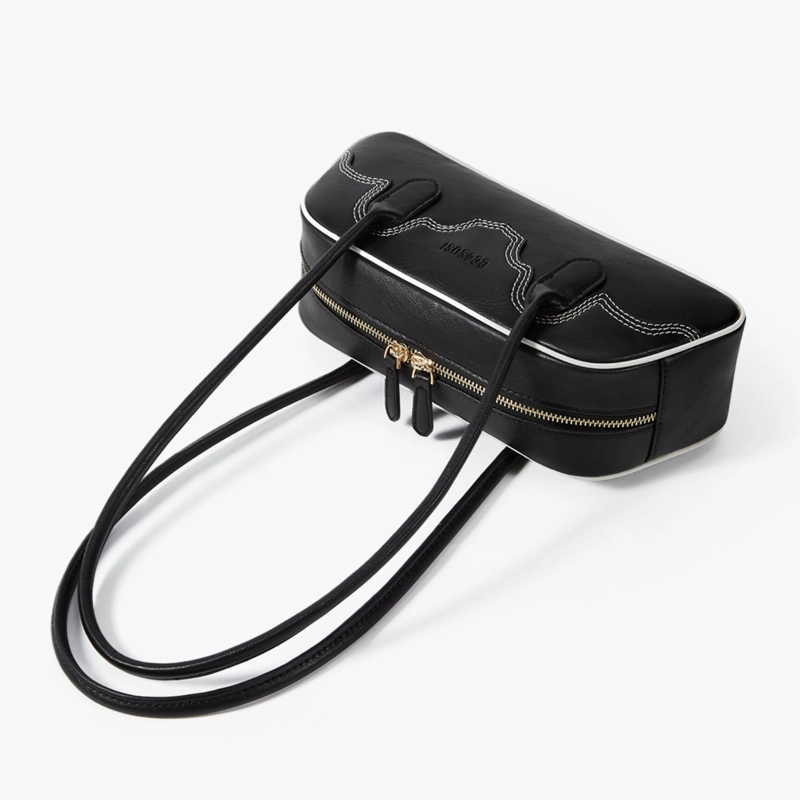 ECOSUSI EVELYN CARTERA BAGUETTE DE CUERO VEGANO 2,6 L - 3