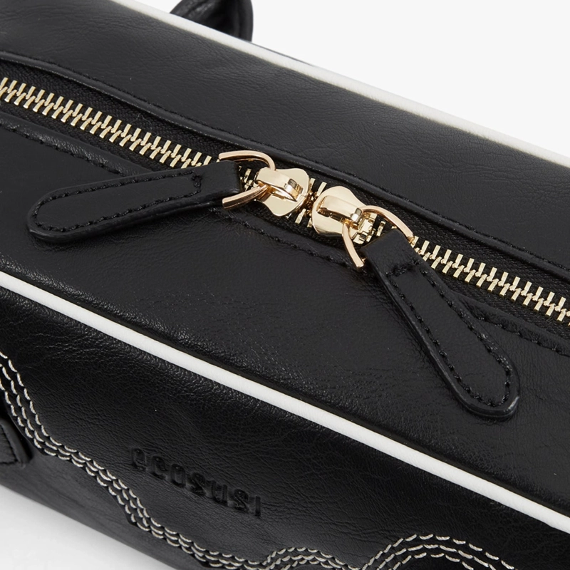 ECOSUSI EVELYN CARTERA BAGUETTE DE CUERO VEGANO 2,6 L - 5
