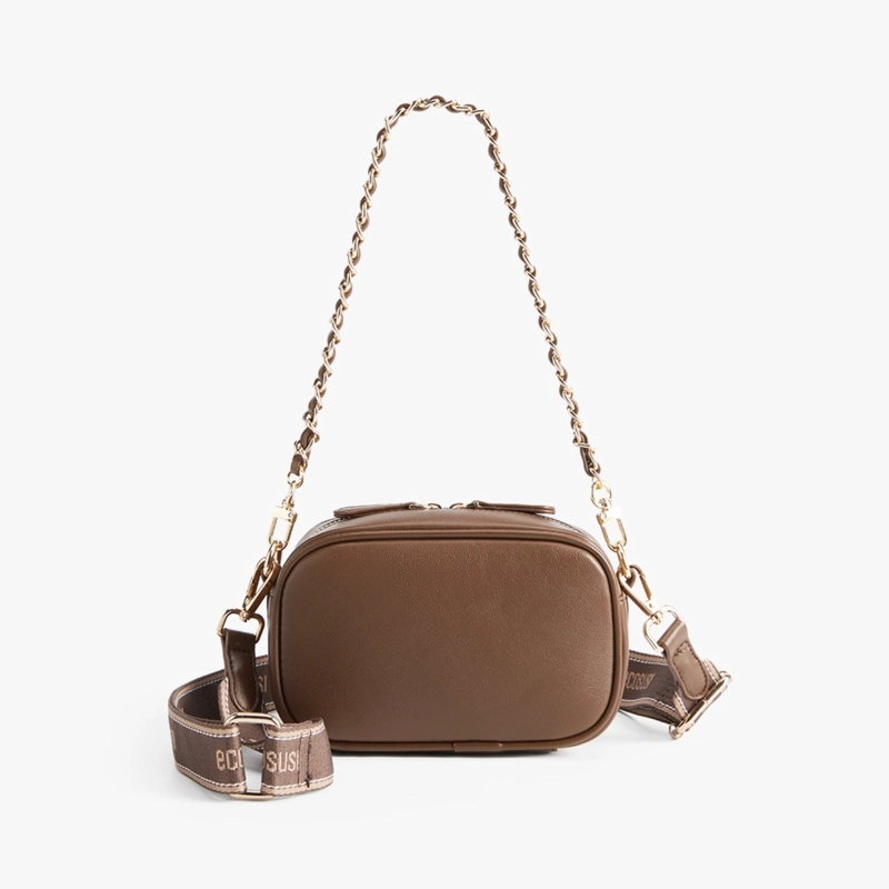 ECOSUSI MINI BANDOLERA CRUZADA ZOE DE 1.2L MARRON - 3