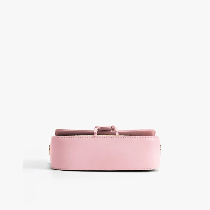 ECOSUSI CARTERA BANDOLERA MARINA DE RAFIA NATURAL ROSADO - 4