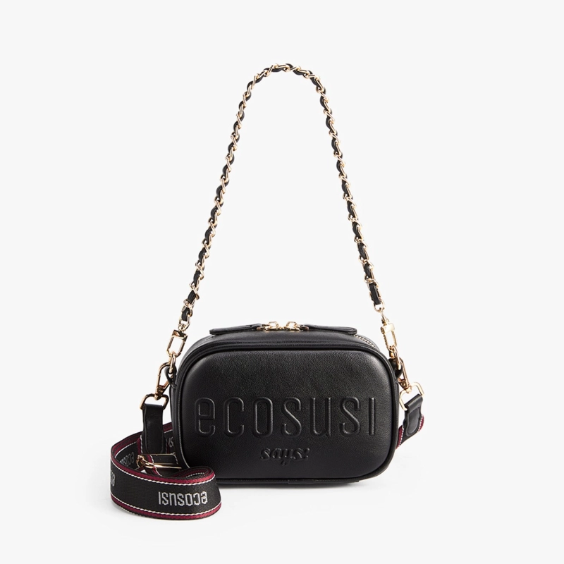 ECOSUSI MINI BANDOLERA CRUZADA ZOE DE 1.2L NEGRO - 1