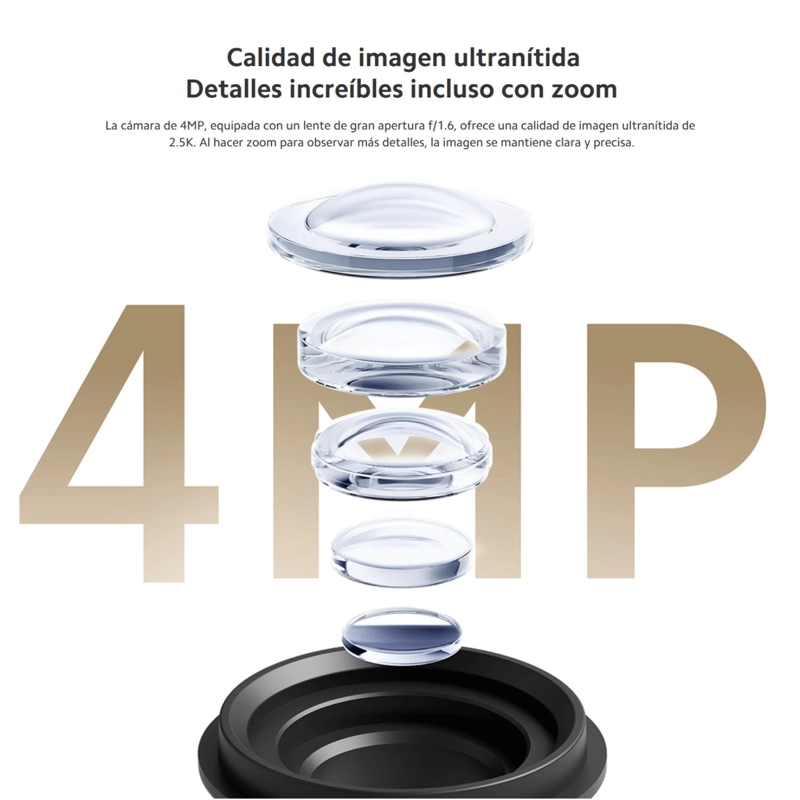 XIAOMI CAMARA EXTERIOR CW300 2.5K DE 4 MP IP66 BLANCO - 3