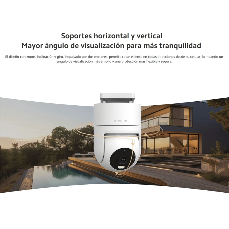 XIAOMI CAMARA EXTERIOR CW300 2.5K DE 4 MP IP66 BLANCO - 5