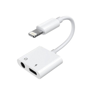 ADAPTADOR LIGHTNING A JACK 3.5 + LIGHTNING - 1