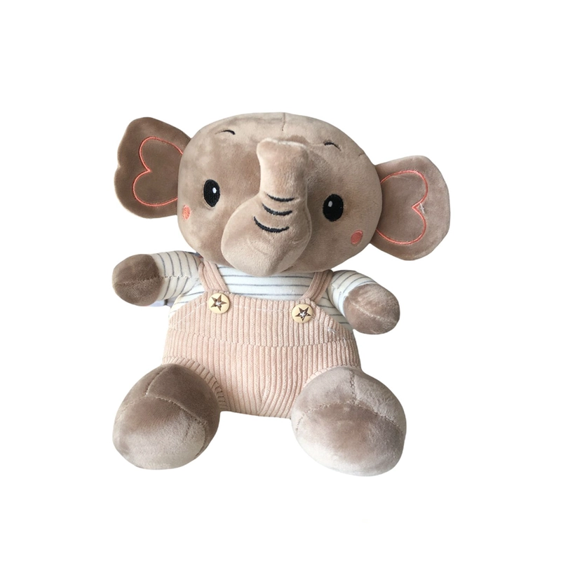 PELUCHE OEM ELEFANTE SUAVE Y DIVERTIDO BEIGE - 1