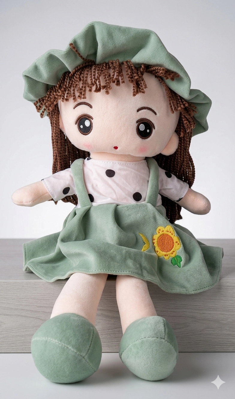 PELUCHE OEM MUÑECA TRAPO TIERNO SUAVE Y DIVERTIDO - 3