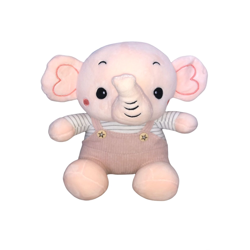 PELUCHE OEM ELEFANTE SUAVE Y DIVERTIDO ROSA - 1
