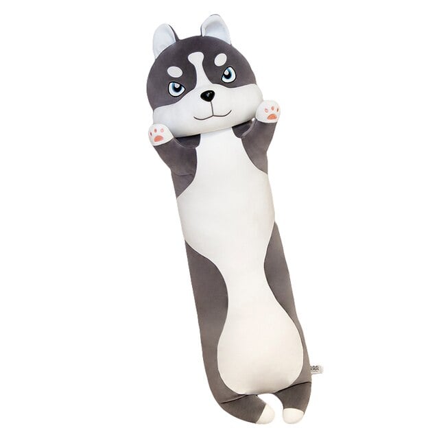 PELUCHE ALMOHADA ALARGADO DE PERRO PARA NIÑOS Y ADULTOS - 1