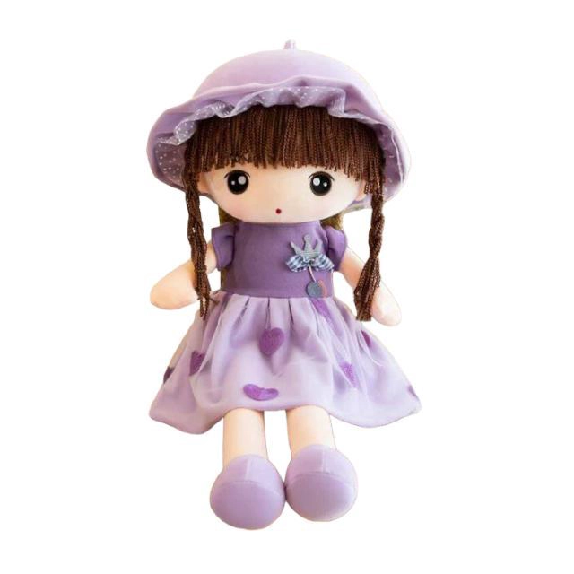 MUÑECA DE TRAPO OEM DE PELUCHE TIERNA SUAVE 45 CM - 1