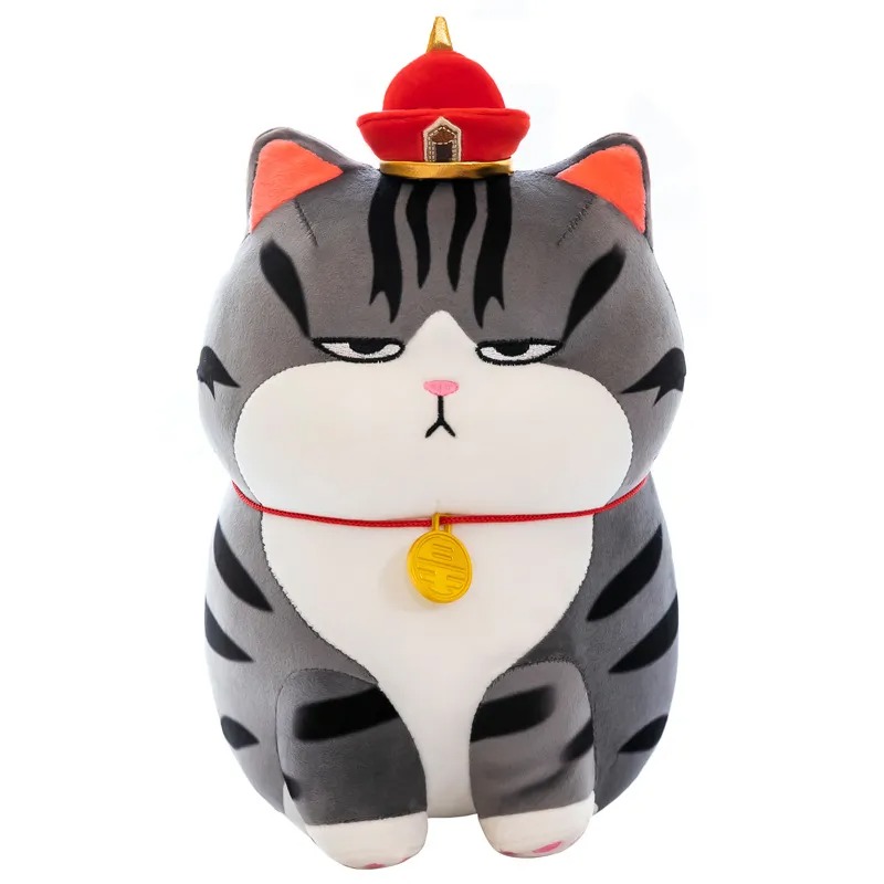 PELUCHE OEM GATO ASIATICO GATO CON SOMBRERO TIERNO - 1