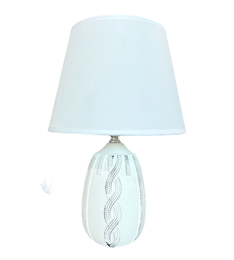 LÁMPARA OEM VELADOR MESA DISEÑO TRENZA B - 1