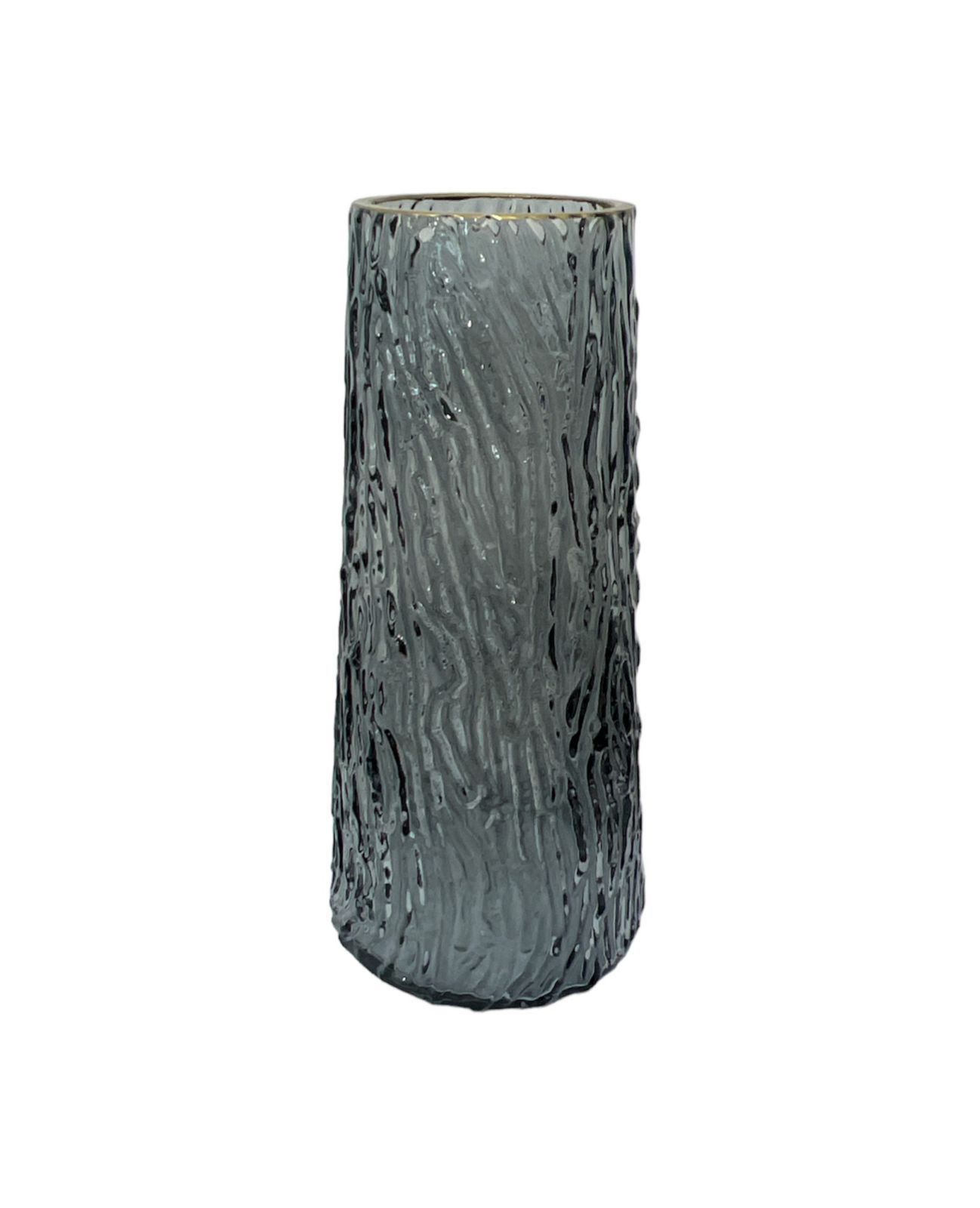FLORERO JARRON DECORATIVO VIDRIO CLASICO RAMAS 22CM G - 1
