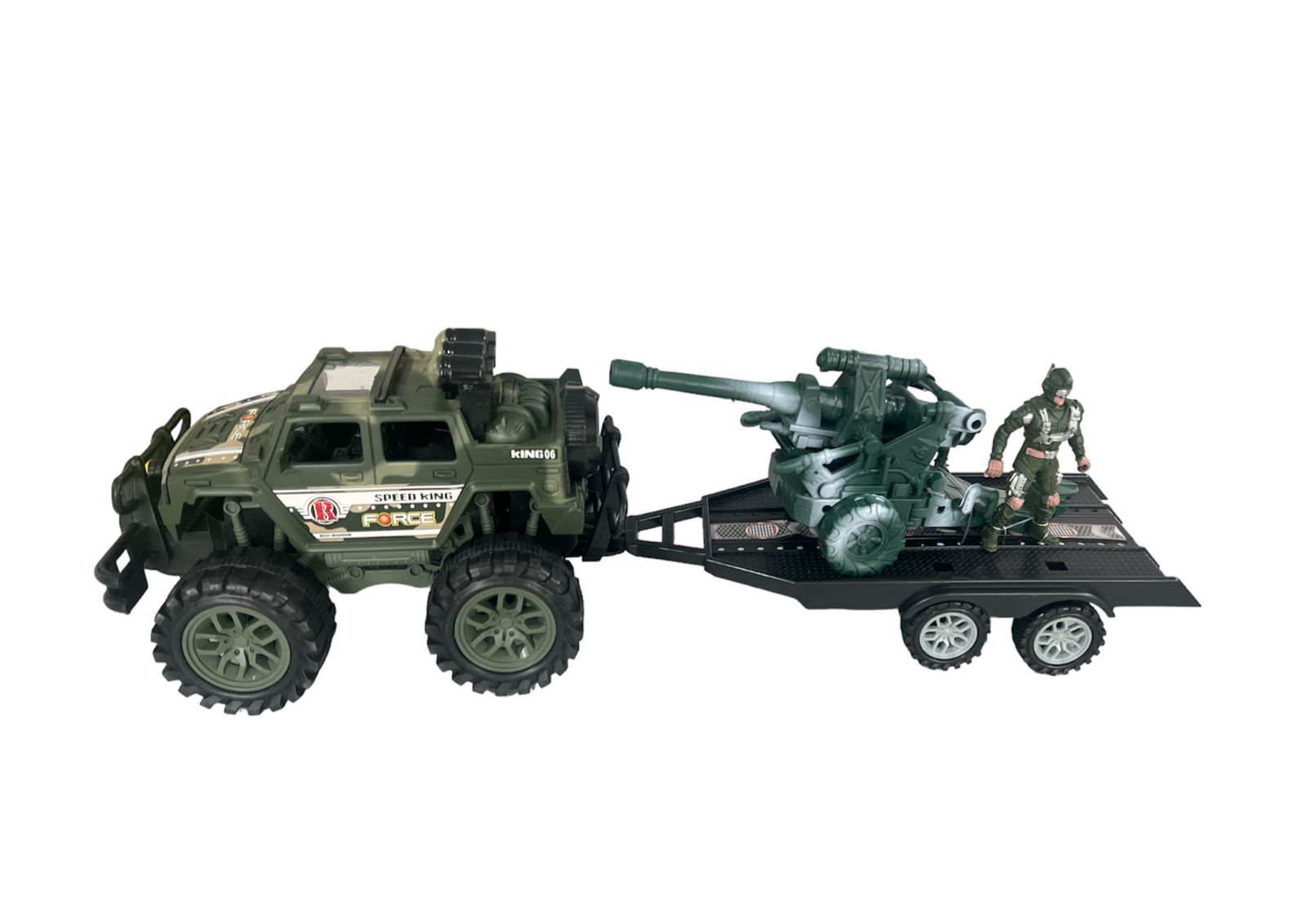 CAMIÓN OEM JUGUETE GUERRA CON SOLDADOS TANQUE GUERRA - 2