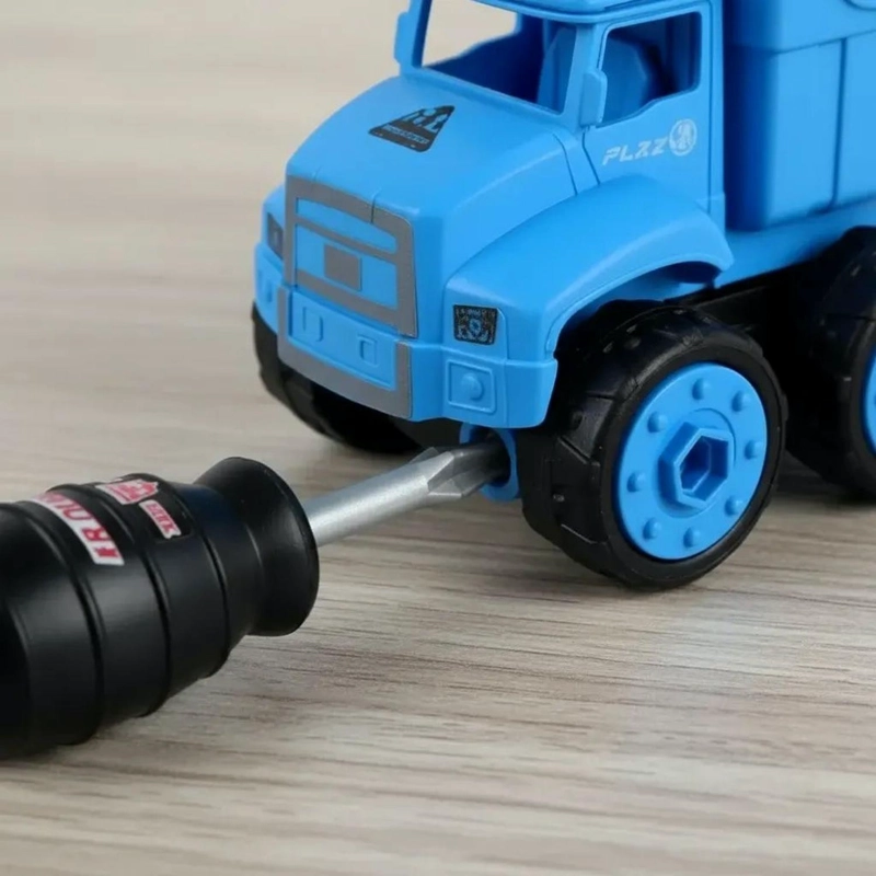 PACK JUGUETE VEHICULOS AVION CAMION HELICOPTERO MINI AZUL - 3