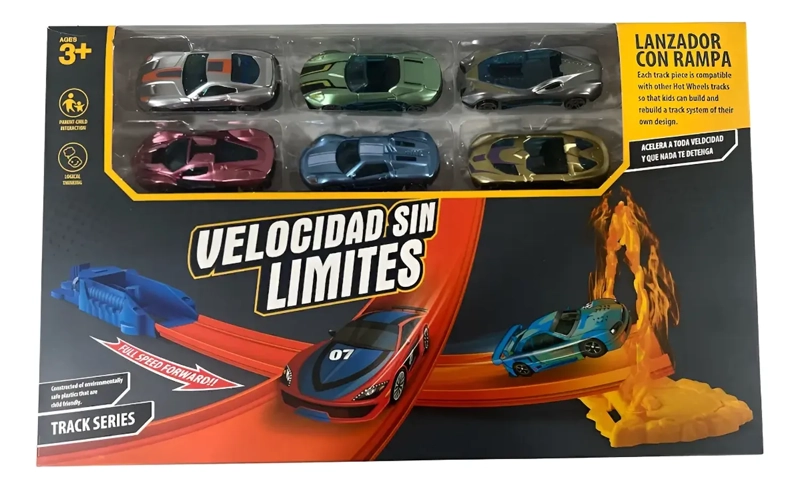 AUTO OEM COLECCIÓNABLES MINI CON PISTA CARROS NIÑOS - 1