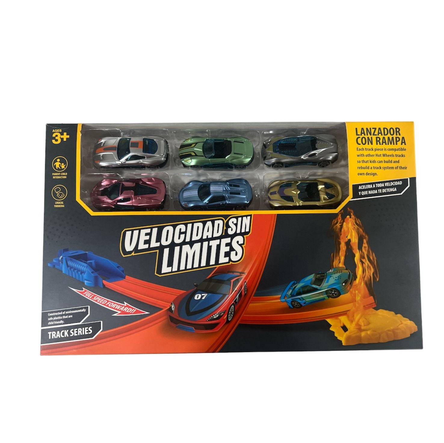 AUTO OEM COLECCIÓNABLES MINI CON PISTA CARROS NIÑOS - 1