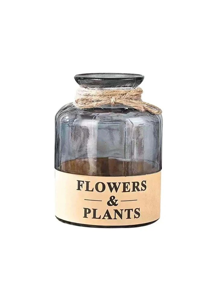 FLORERO JARRON DECORATIVO VIDRIO FLOWERS FLORES 14X10M - 1