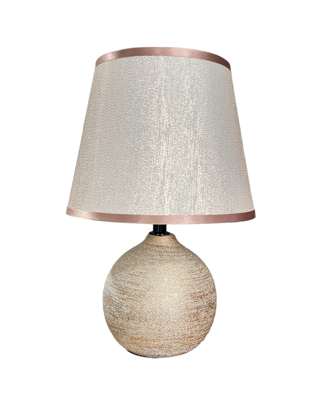 LAMPARA DE VELADOR LAMPARA DE MESA DISEÑO NORDICO BLILLANTE - 1