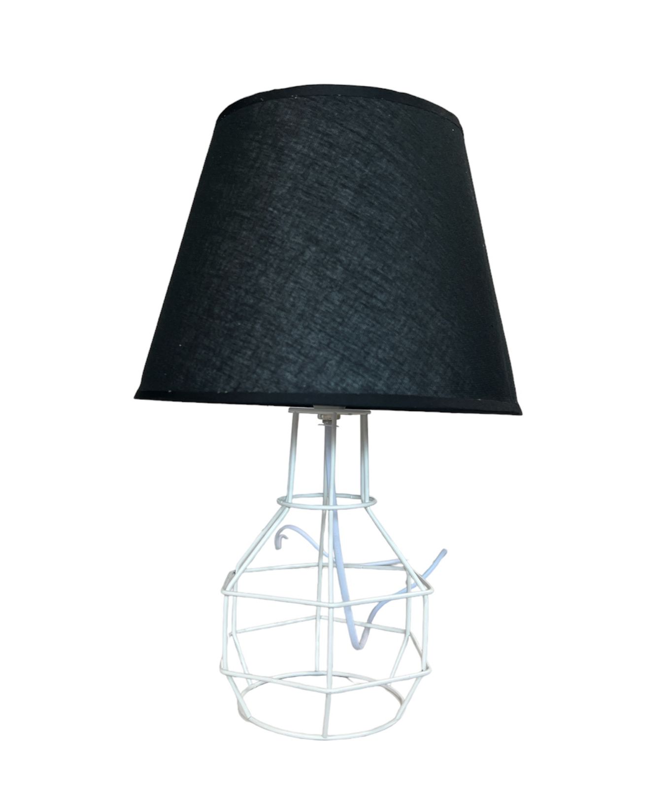 PACK OEM X2 LÁMPARA VELADOR LÁMPARA MESA METAL MINIMALISTA BN - 1