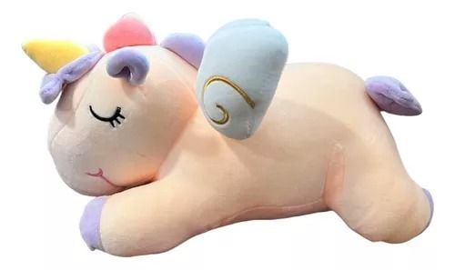 PELUCHE DE UNICORNIO ALMOHADA SUAVE ABRAZABLE - 1
