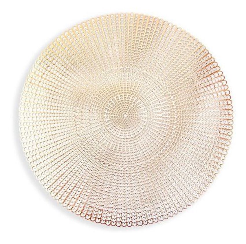 SET 4 INDIVIDUALES DE MESA PACK 4 INDIVIDUALES CORAZON 38CM DORADO [...] - 2