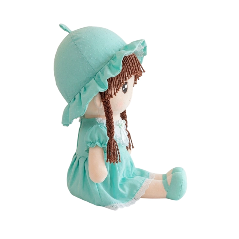 MUÑECA TRAPO PELUCHE OEM TIERNA SUAVE LAZO 65 CM - 3