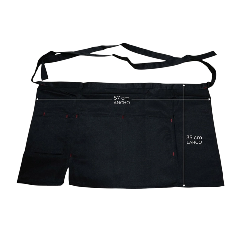 MANDIL DELANTAL OEM CORTO CLASICO COCINA CHEF MESERO PINTOR - 1