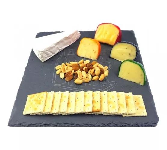 TABLA COCKTAIL COCTEL APERITIVOS PIEDRA PIZARRA 30X20CM - 1