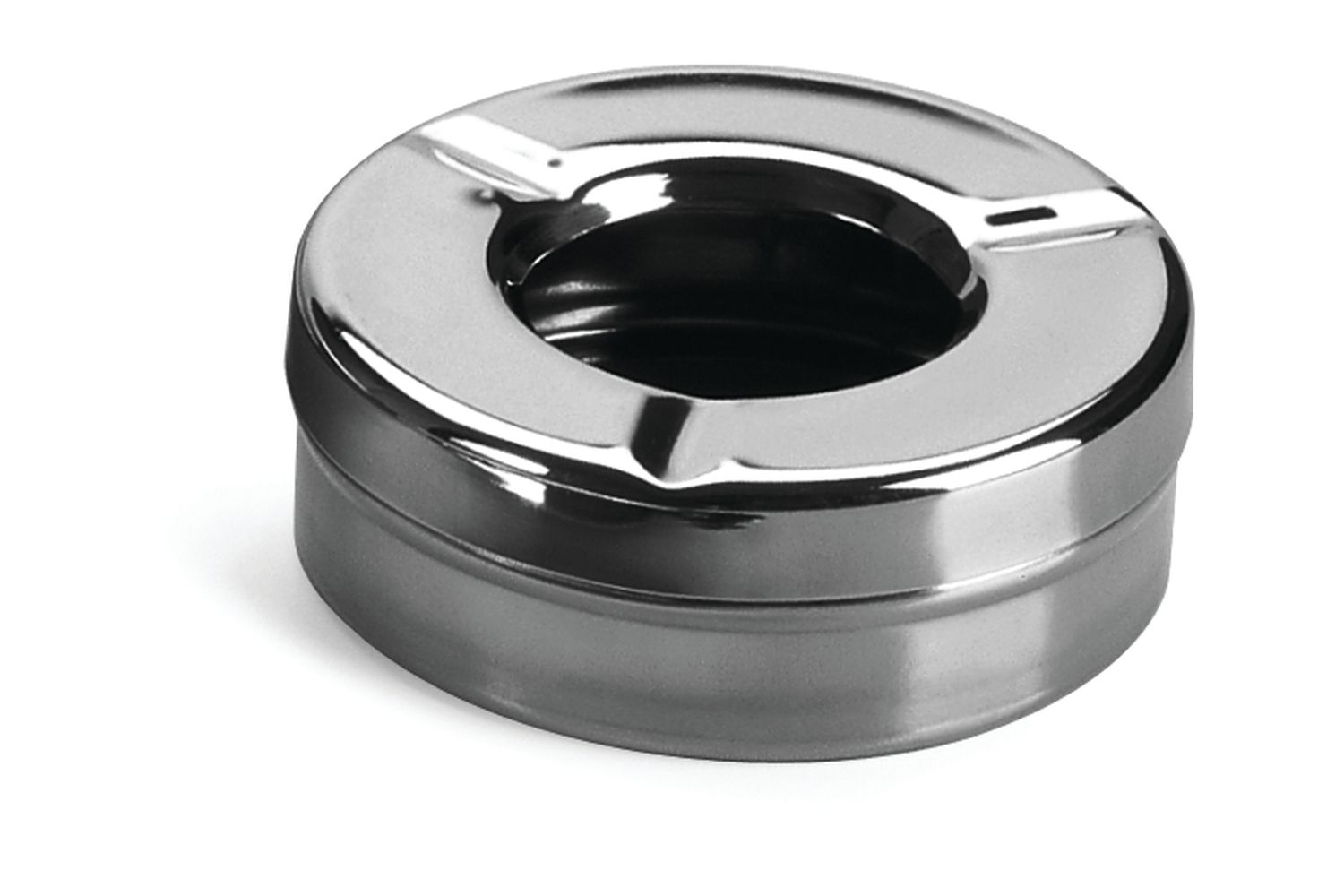 CENICERO ACERO INOXIDABLE CONTRA VIENTO PARA HOGAR CARRO - 1
