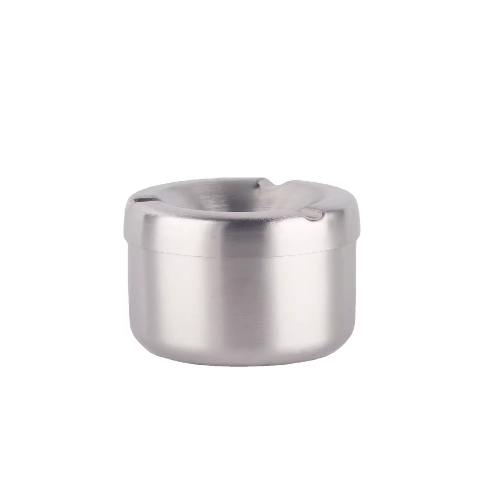 CENICERO DE ACERO INOXIDABLE CONTRA VIENTO PARA HOGAR CARRO - 1