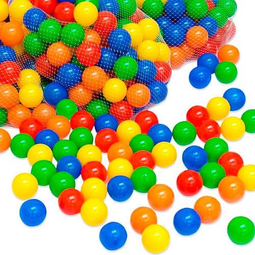 PACK OEM 100 PELOTAS PLÁSTICAS PARA PISCINA COLORES SURTIDOS - 1