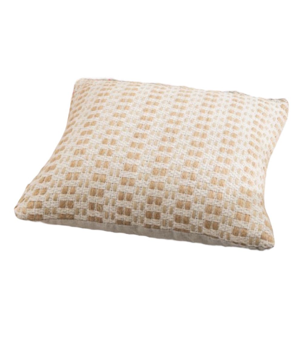 FUNDA COJÍN INDIVIDUAL DISEÑO ELEGANTE 45 X 45 CM BEIGE - 2