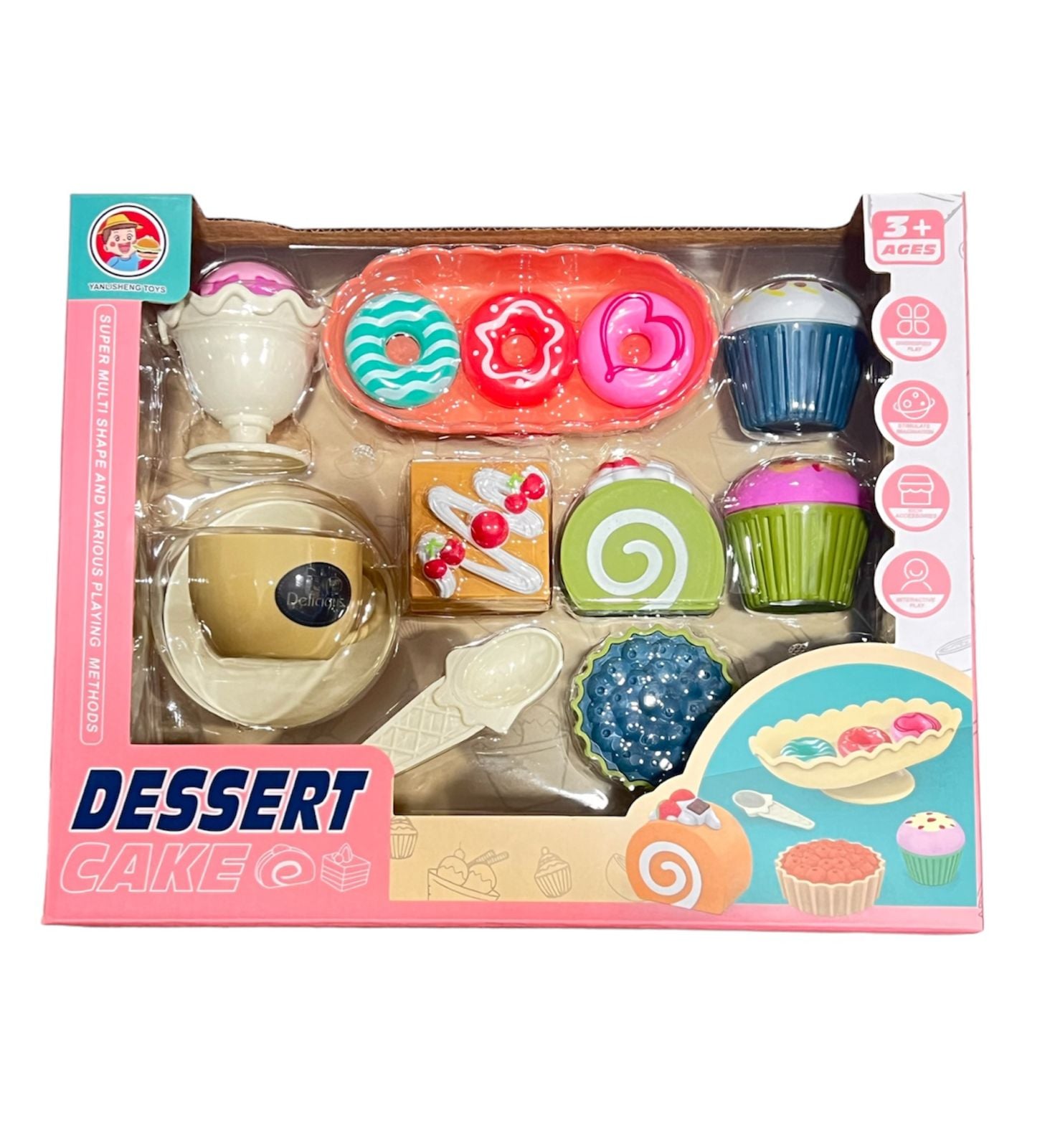 JUEGO TAZAS OEM TÉ Y POSTRES JUGUETE NIÑAS COCINA - 2