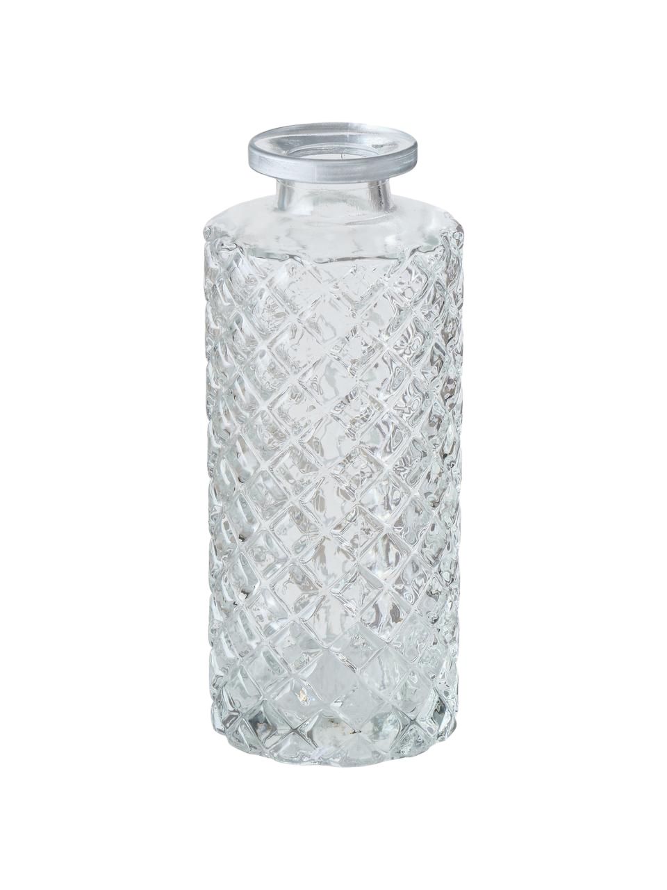 FLORERO JARRON DECORATIVO VIDRIO ELEGANTE 13X5CM - 1