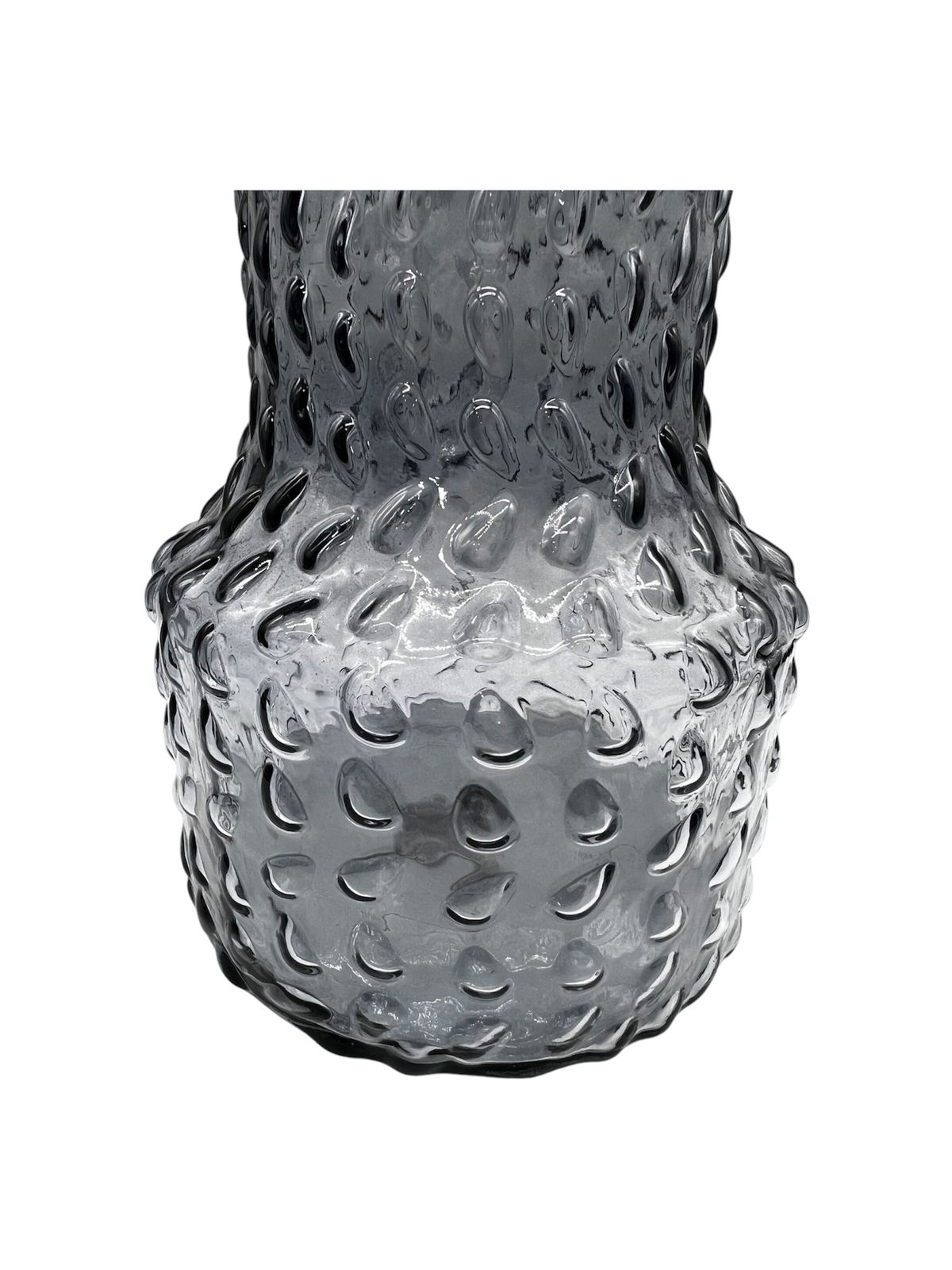 FLORERO JARRON DECORATIVO VIDRIO DISEÑO PUNTOS 30CM - 2