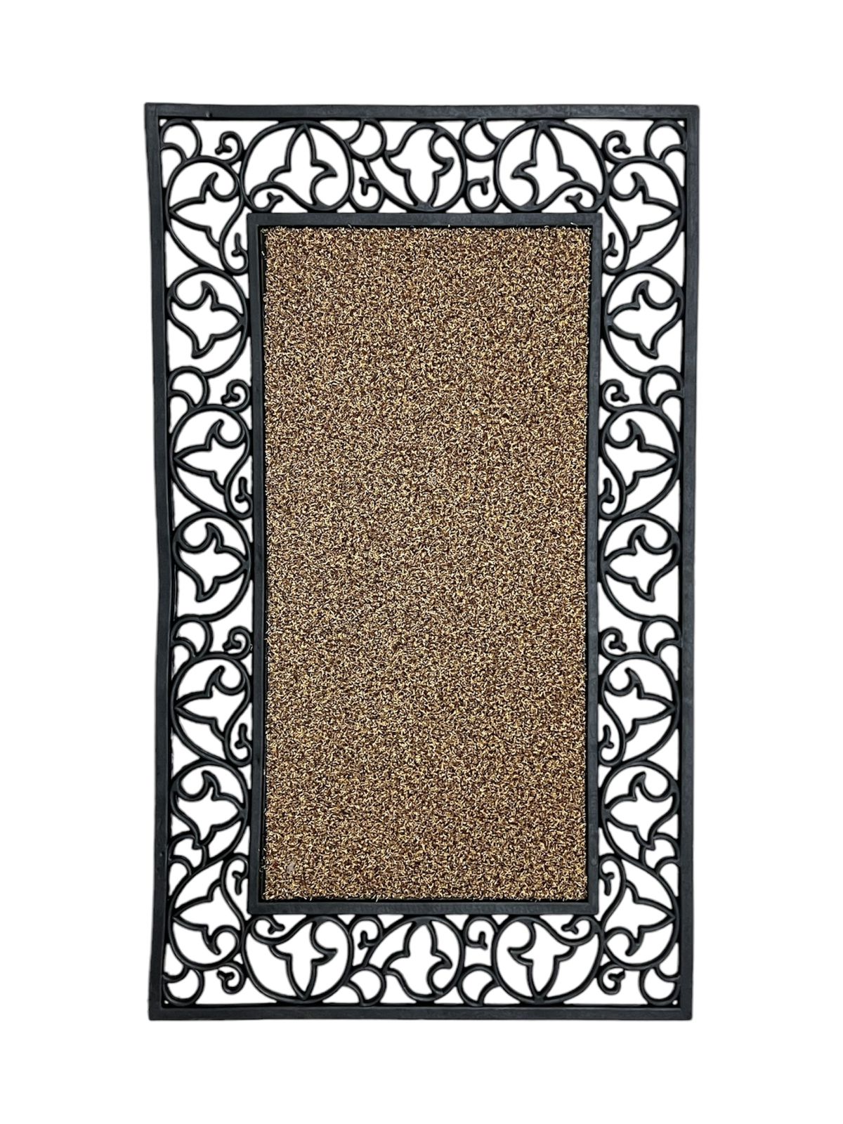 ALFOMBRA DE ENTRADA HOGAR LIMPIAPIÉS DISEÑO ROMANTIC 74X44CM - 1