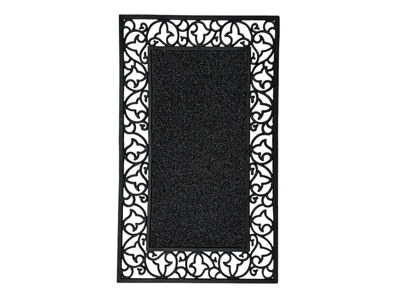 ALFOMBRA CLÁSICA TRADICIONAL ENTRADA HOGAR LIMPIAPIES DISEÑO ROMANTIC N 74 X 44 CM - 1