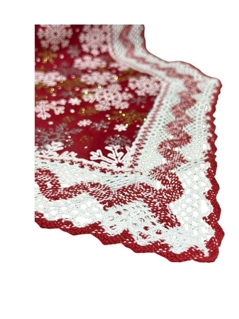 MANTEL CAMINO DE MESA RECTANGULAR NAVIDAD 180X35CM - 2
