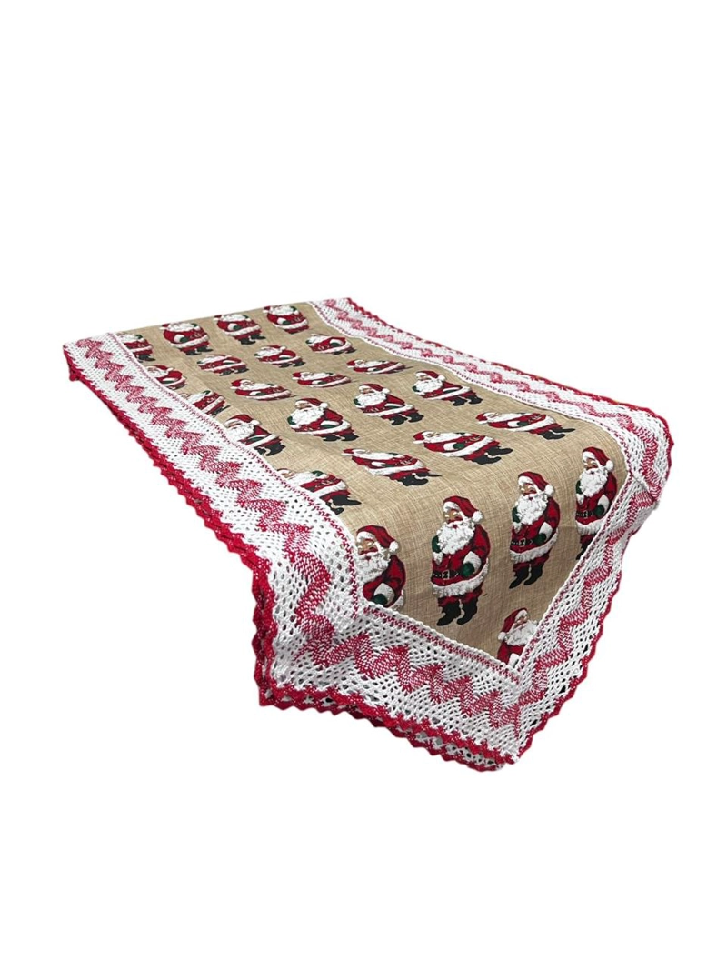 MANTEL CAMINO DE MESA RECTANGULAR NAVIDAD 180X35CM - 1