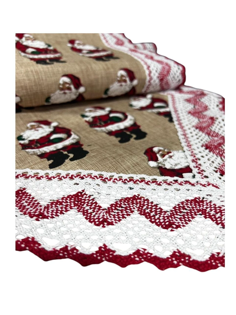 MANTEL CAMINO DE MESA RECTANGULAR NAVIDAD 180X35CM - 2