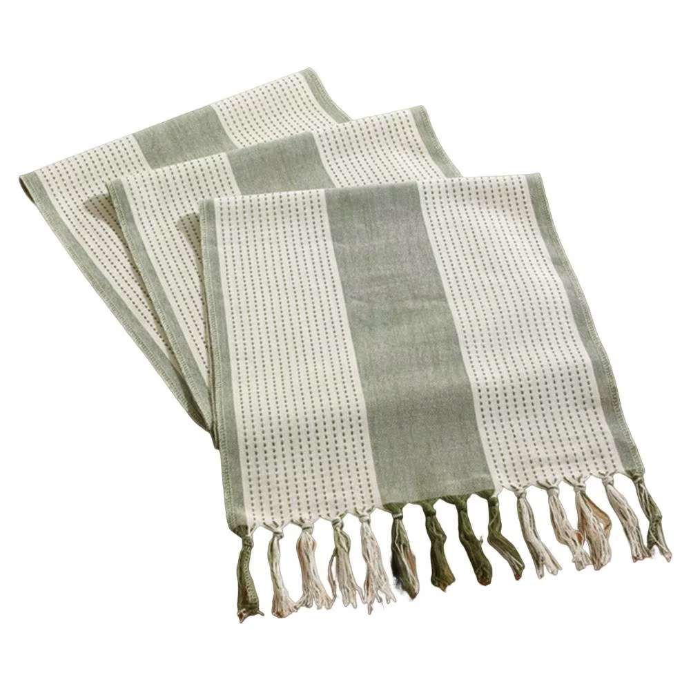 MANTEL CAMINO DE MESA RECTANGULAR TEJIDO DOBLE 180X37CM - 1