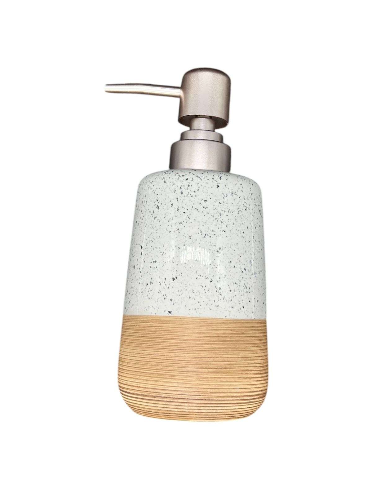 DISPENSADOR JABÓN ALCOHOL GEL ELEGANTE BICOLOR - 1